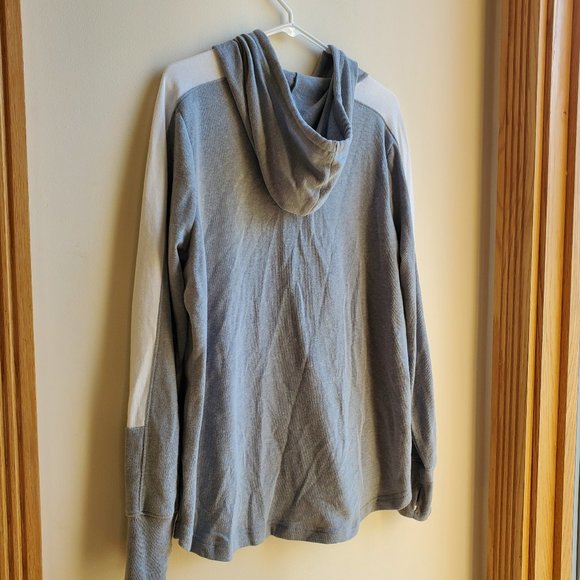 Tek Gear Gray Hooded Sweatshirt Size Large - Picture 10 of 14